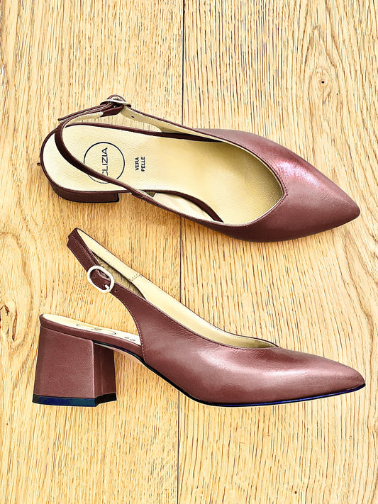 OLGA LEATHER BROWN