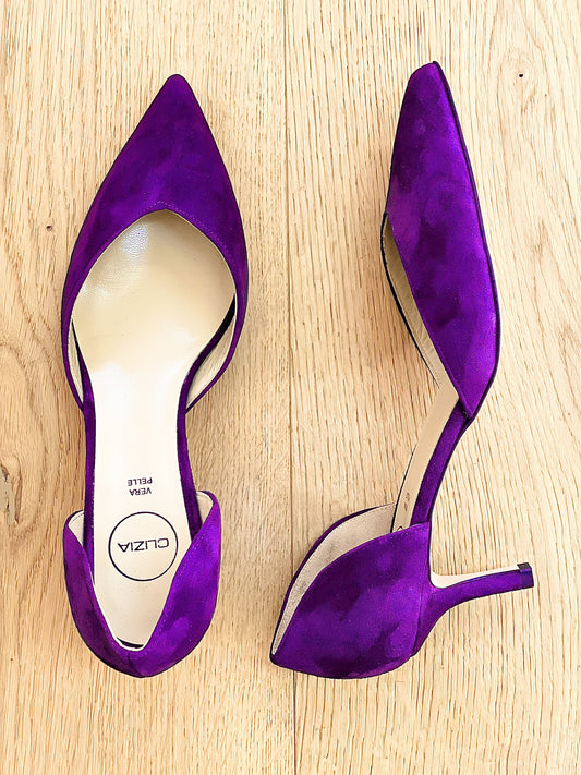HEIDI PURPLE SUEDE