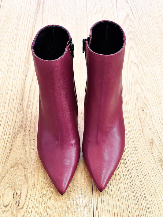 BURGUNDY LEATHER KAORI
