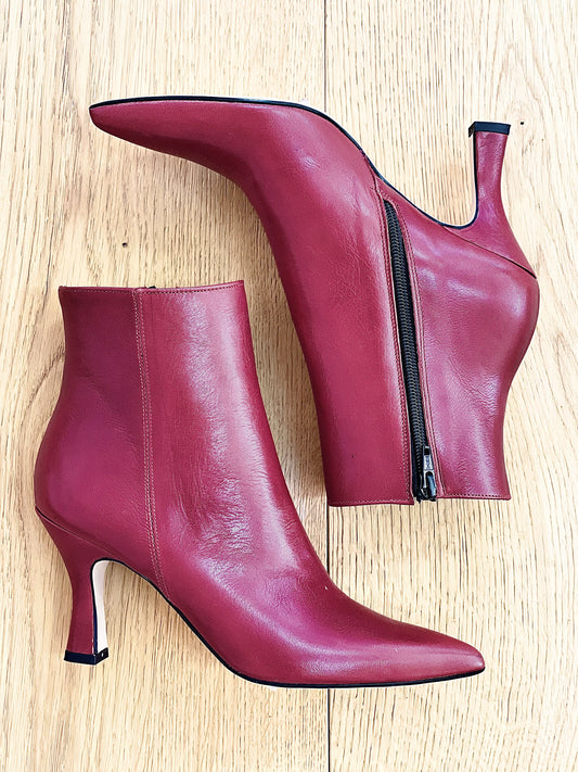 BURGUNDY LEATHER KAORI