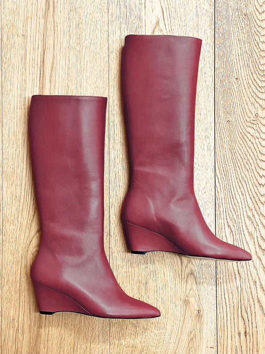 BURGUNDY LEATHER SYDNEY
