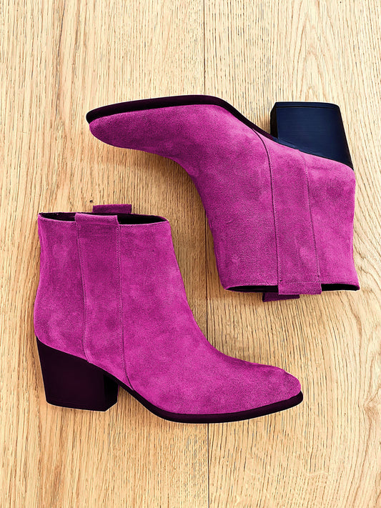 FUCHSIA SUEDE TESSA