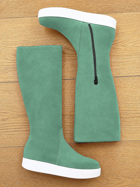 BRENN DE PELECHO DE CABRA EN COLOR AGUAMARINA