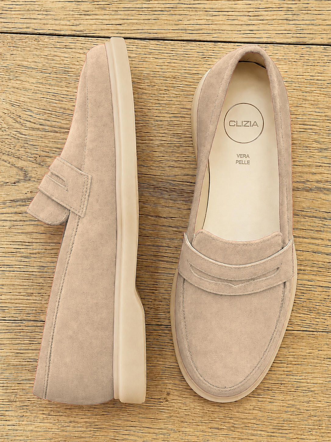OMAR DE PELUSA EN COLOR TORTORA