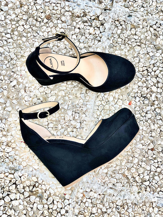 ROXI BLACK SUEDE
