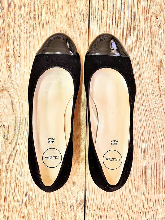 PAOLA BLACK SUEDE