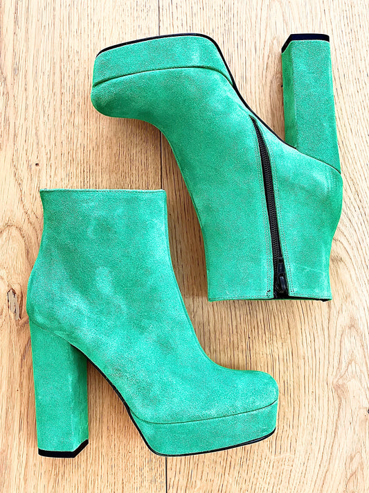 DETROIT SUEDE GREEN
