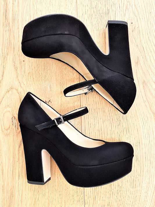 FINLEY BLACK SUEDE