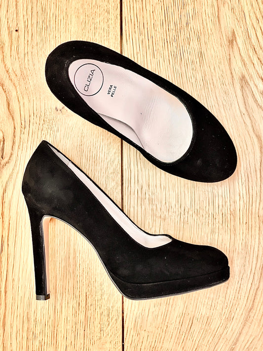 ANNA BLACK SUEDE