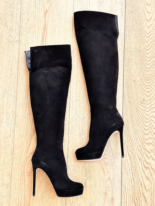 LENKA BLACK SUEDE