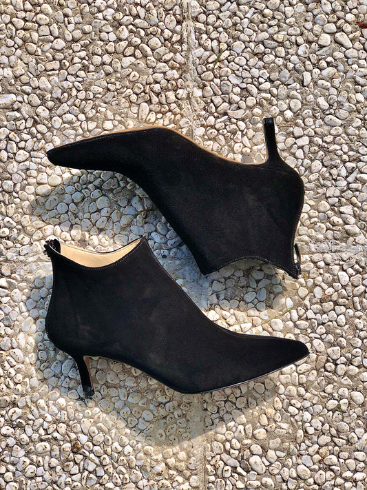 GHITA BLACK SUEDE