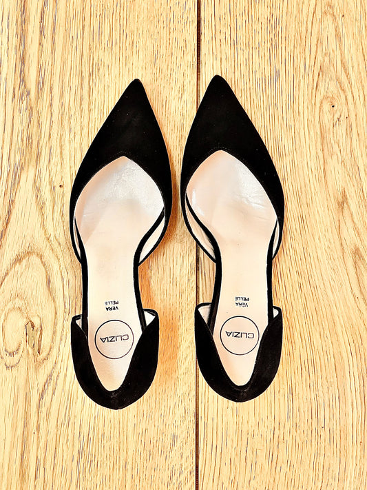 HEIDI BLACK SUEDE