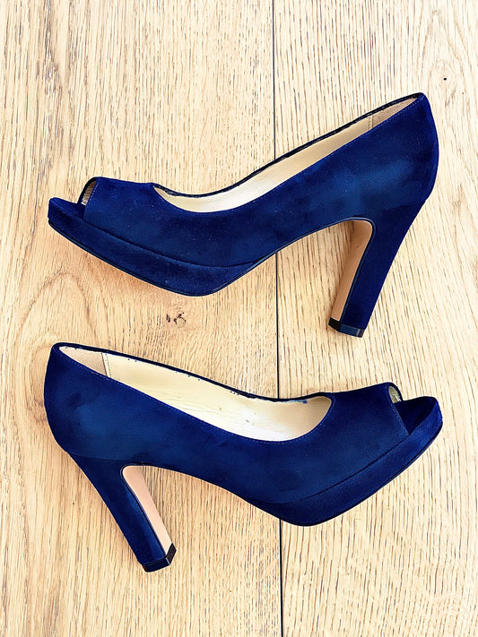 IRINA BLUE SUEDE