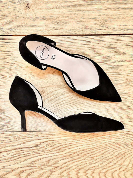 HEIDI BLACK SUEDE