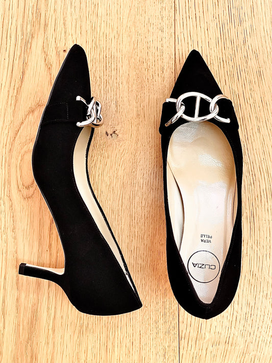 NADIA BLACK SUEDE