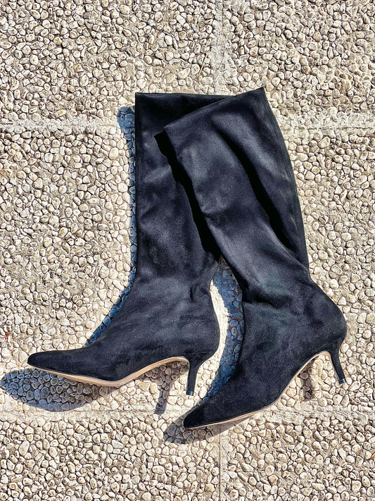 NINA SUEDE BLACK