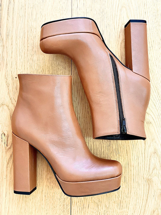 DETROIT LEATHER COGNAC