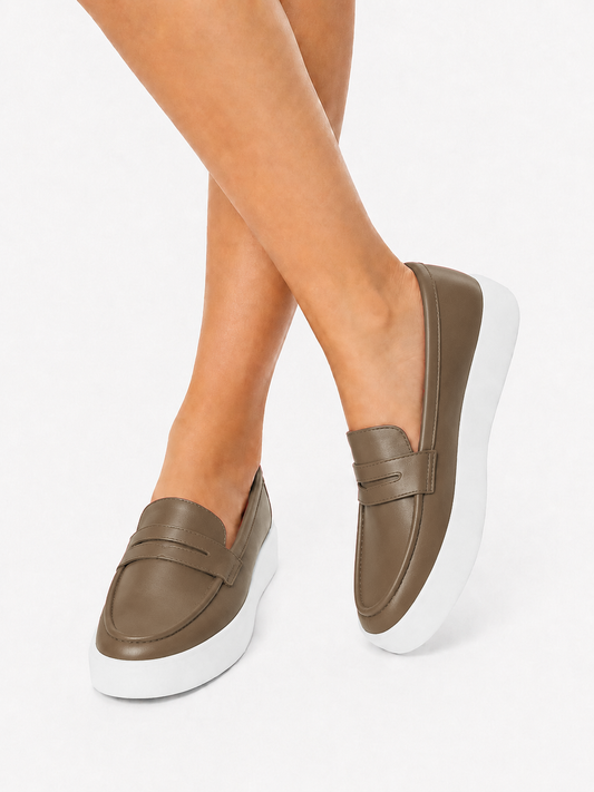 CRAIG, TAUPE-VÄRINEN NAHKA