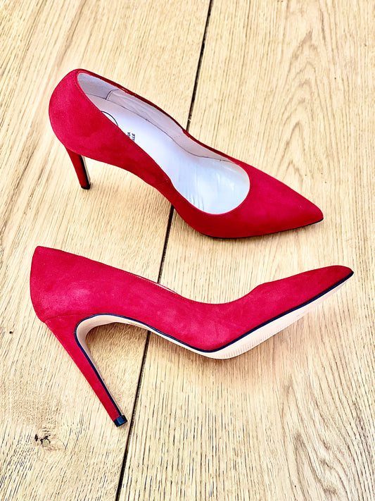 NOE RED SUEDE