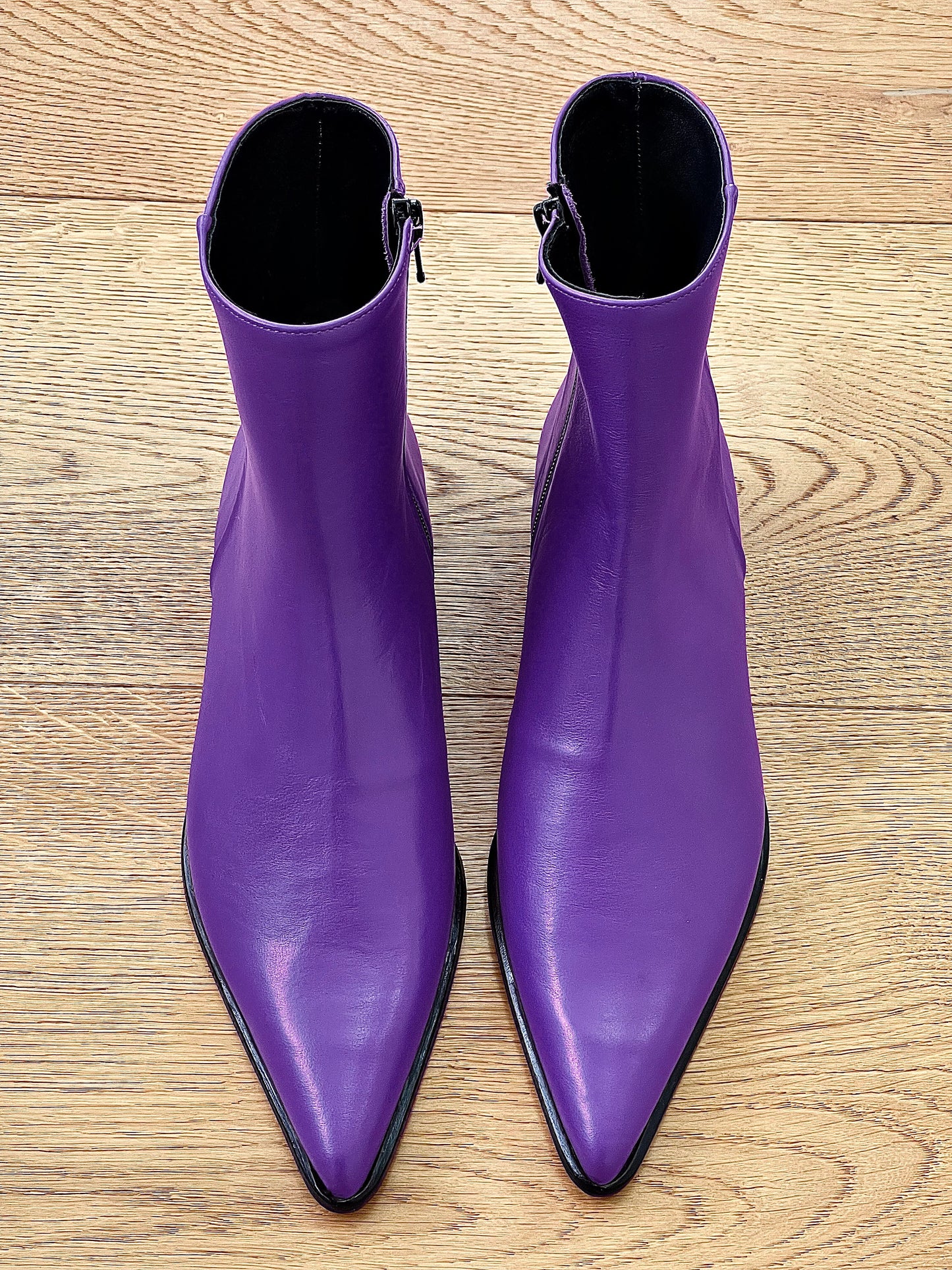 ANDERS CUIR VIOLET