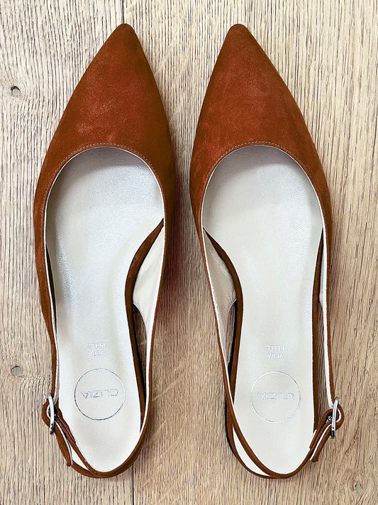 DELIA COGNAC SUEDE