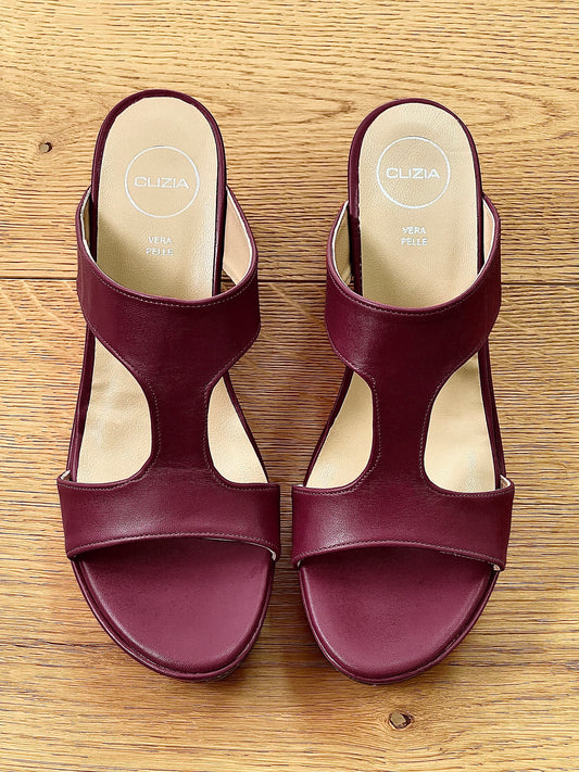 EVA CUIR BORDEAUX