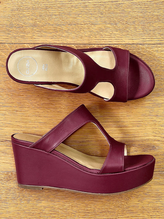 EVA CUIR BORDEAUX