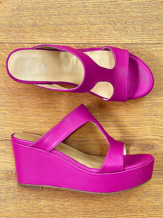 EVA CUIR FUCHSIA