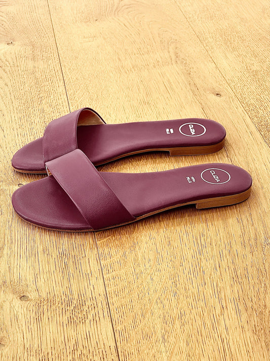 YIP CUIR BORDEAUX