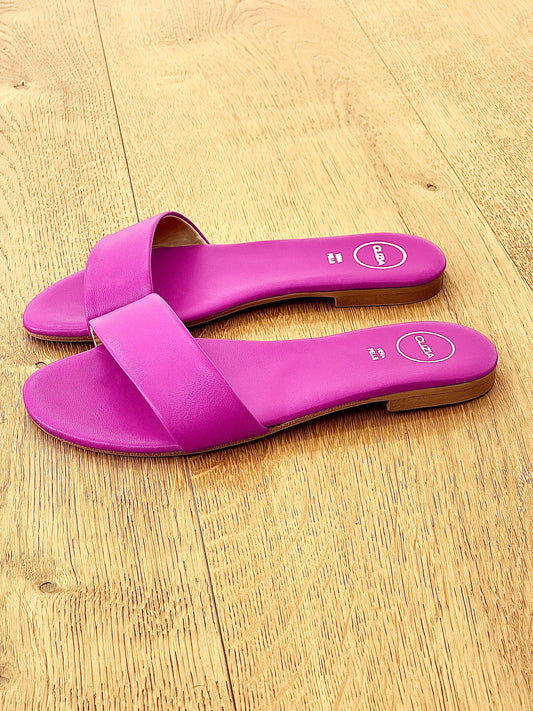 YIP CUIR FUCHSIA