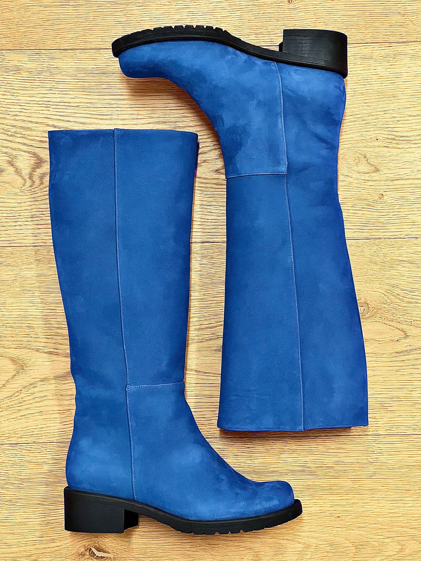 ZEUS NUBUCK BLEU