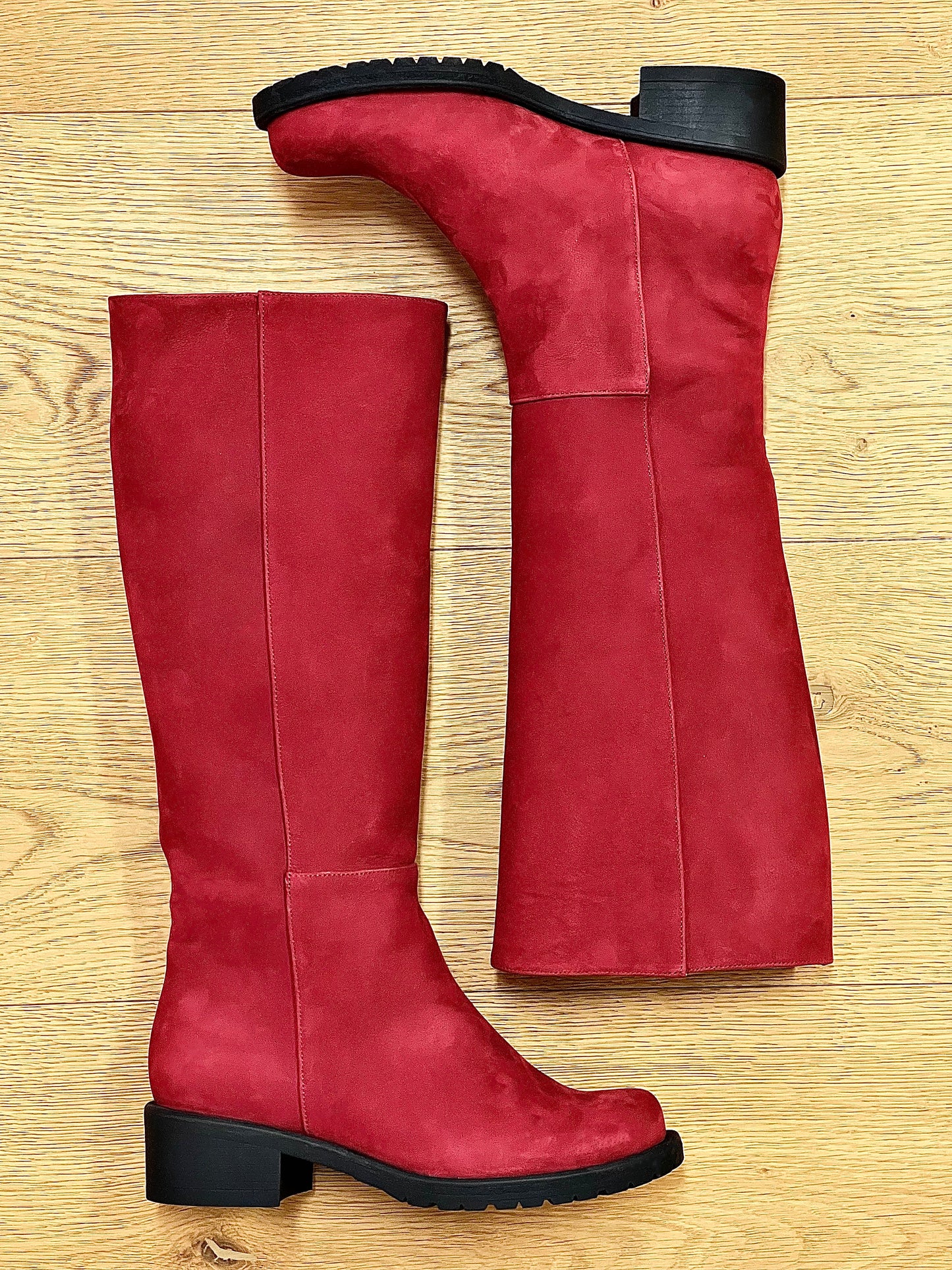 ZEUS NUBUCK ROUGE