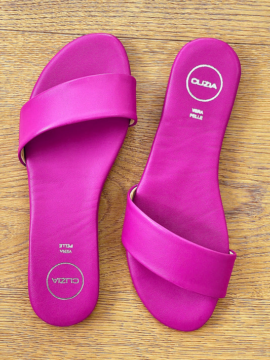 YIP CUIR FUCHSIA