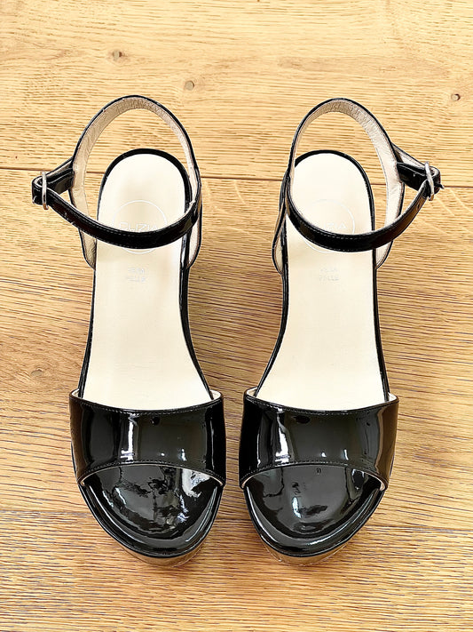 NIKITA CUIR VERNI NOIR