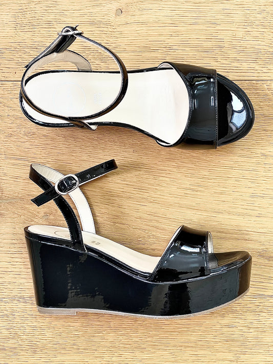 NIKITA CUIR VERNI NOIR