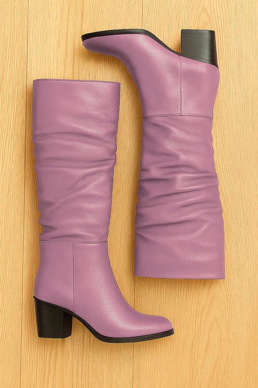 DAVID CUIR LILAS