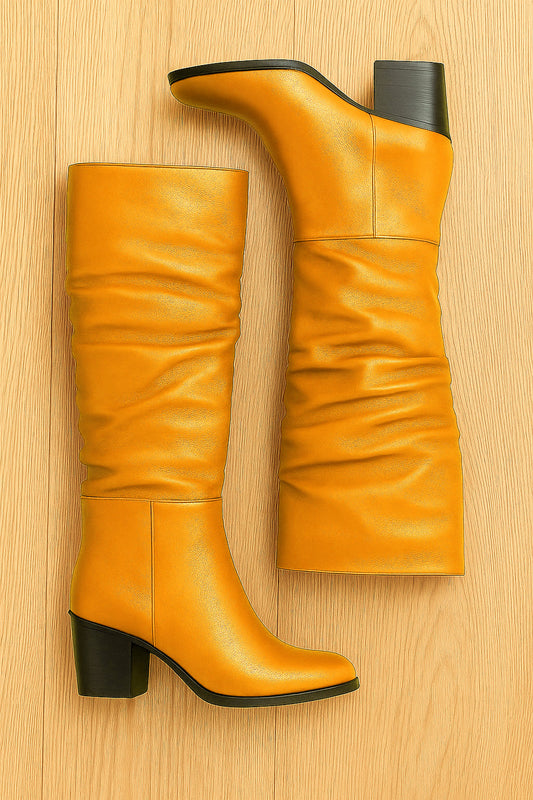 DAVID CUIR OCRE