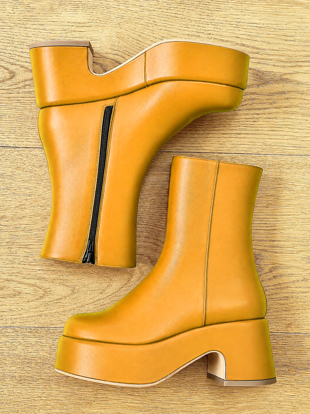 KURT CUIR OCRE