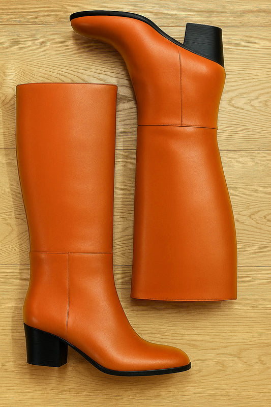 CUIR KINE ORANGE
