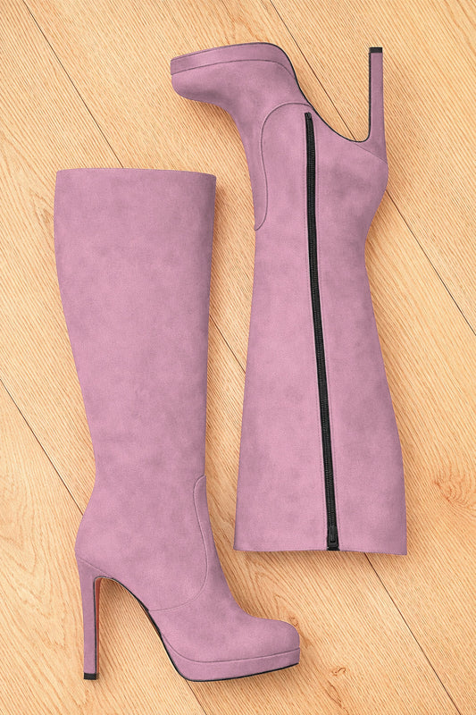 PRAGUE SUEDE LILAS
