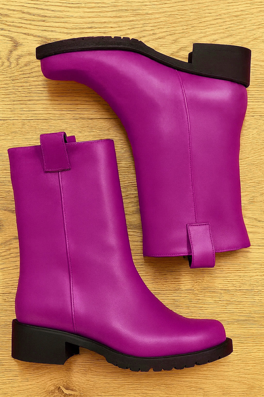ATLAS EN CUIR FUCHSIA