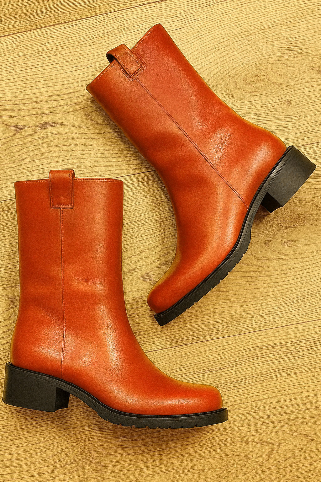 ATLAS EN CUIR ORANGE