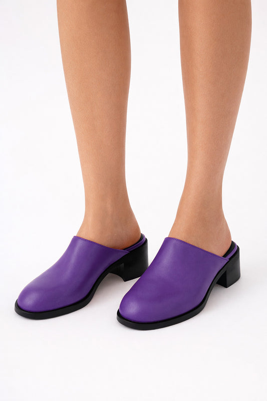 BRANDON CUIR VIOLET