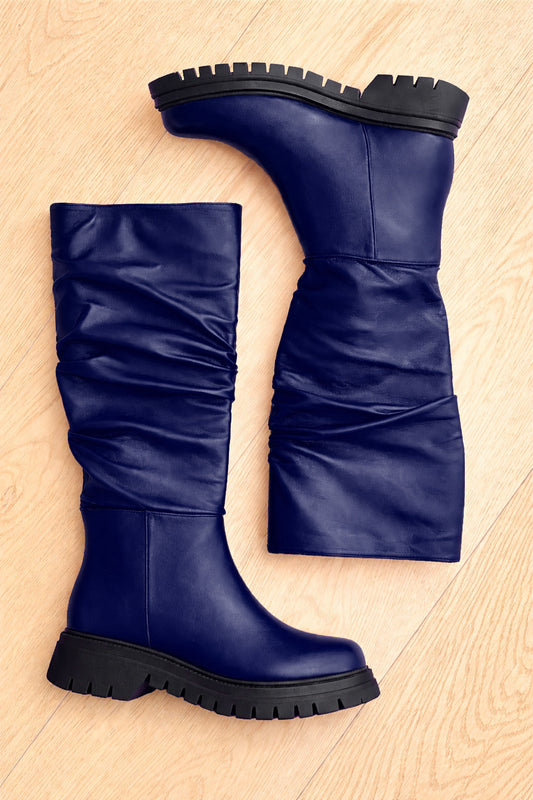 MORGAN CUIR BLEU