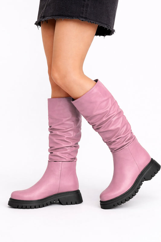 MORGAN CUIR LILAS