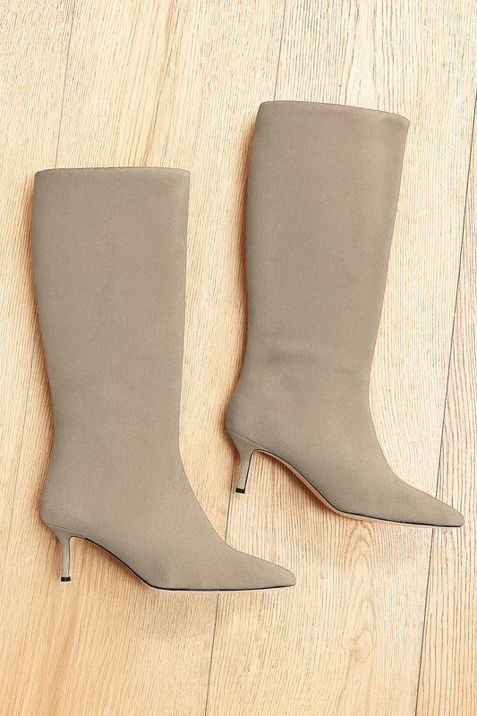 MELISSA DOVE GREY SUEDE