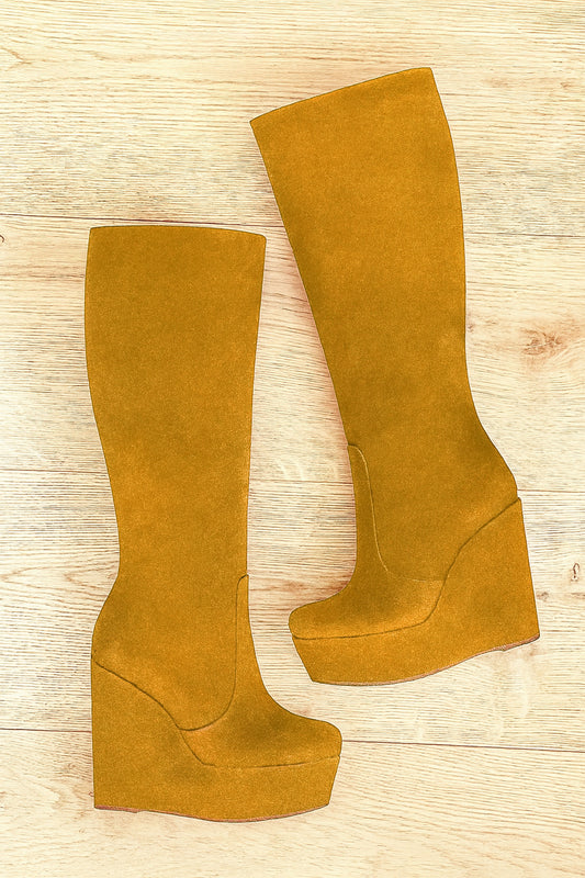 SAM OCHRE SUEDE