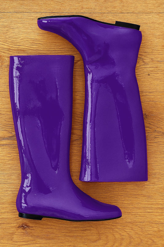 CINDY CUIR VERNI VIOLET