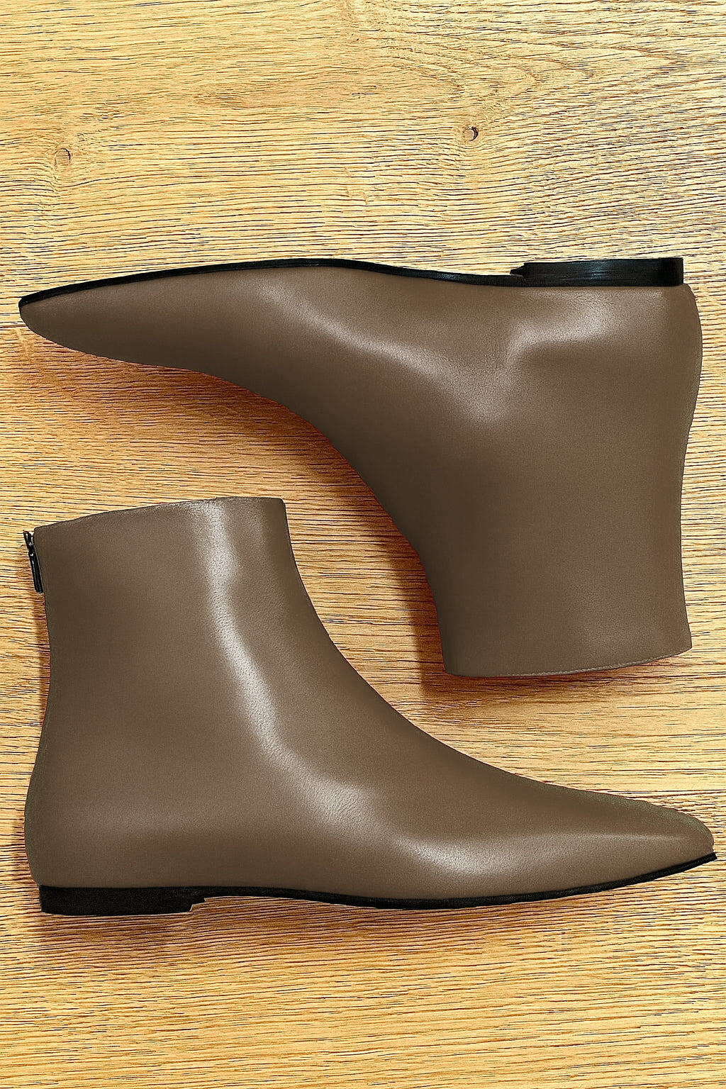 SINDEL CUIR TAUPE