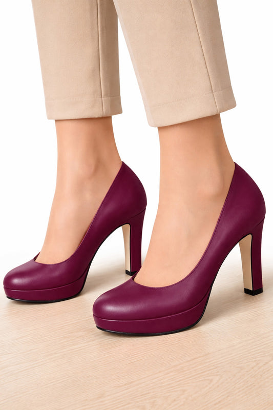 CLEO CUIR BORDEAUX